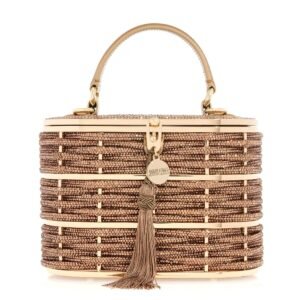 Willow Crystal Woven Top Handle Topaz